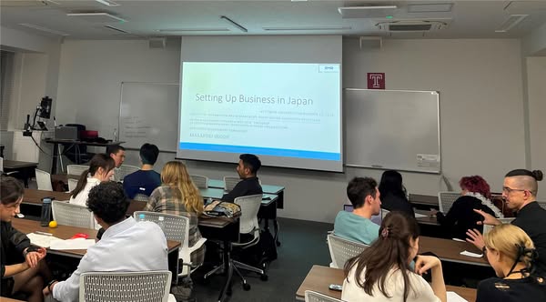 代表がテンプル大学ジャパンキャンパスで留学生向け起業セミナーを実施しました